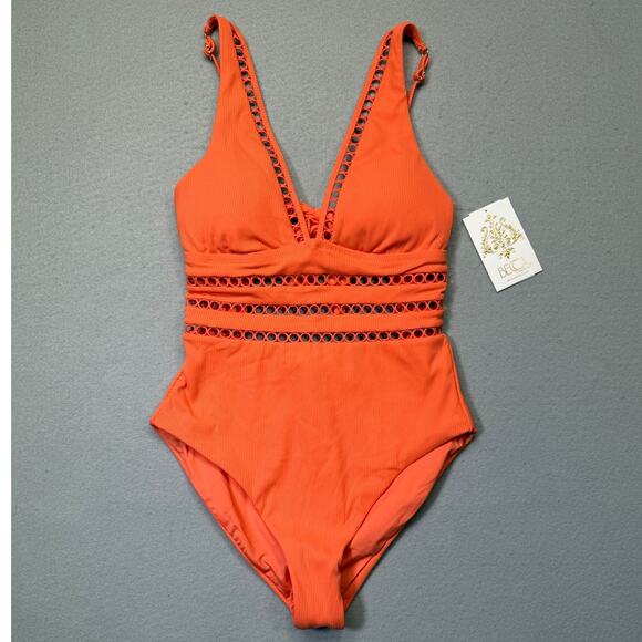 Becca by Rebecca Virtue Other - BECCA by Rebecca Virtue Modern Edge One-Piece Coral Rose Small $148